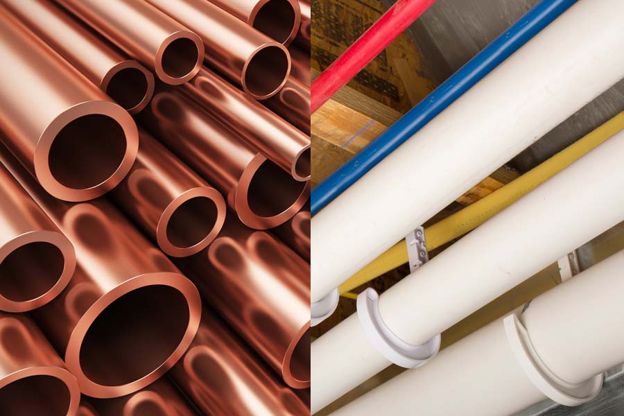 Connecting PEX Tubing to Copper Pipe 