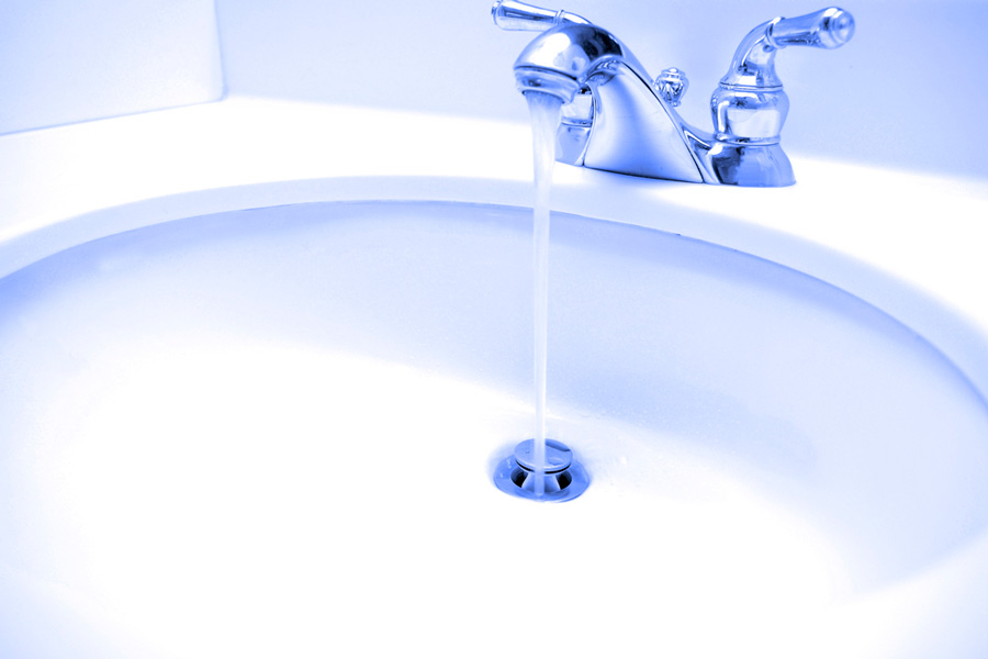 adjust drain flow on bathroom sink pop up